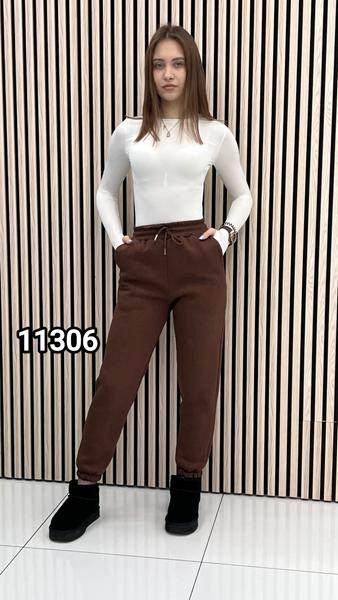 Штаны спорт MMC clothes (44-50) 11306 brown (зима)