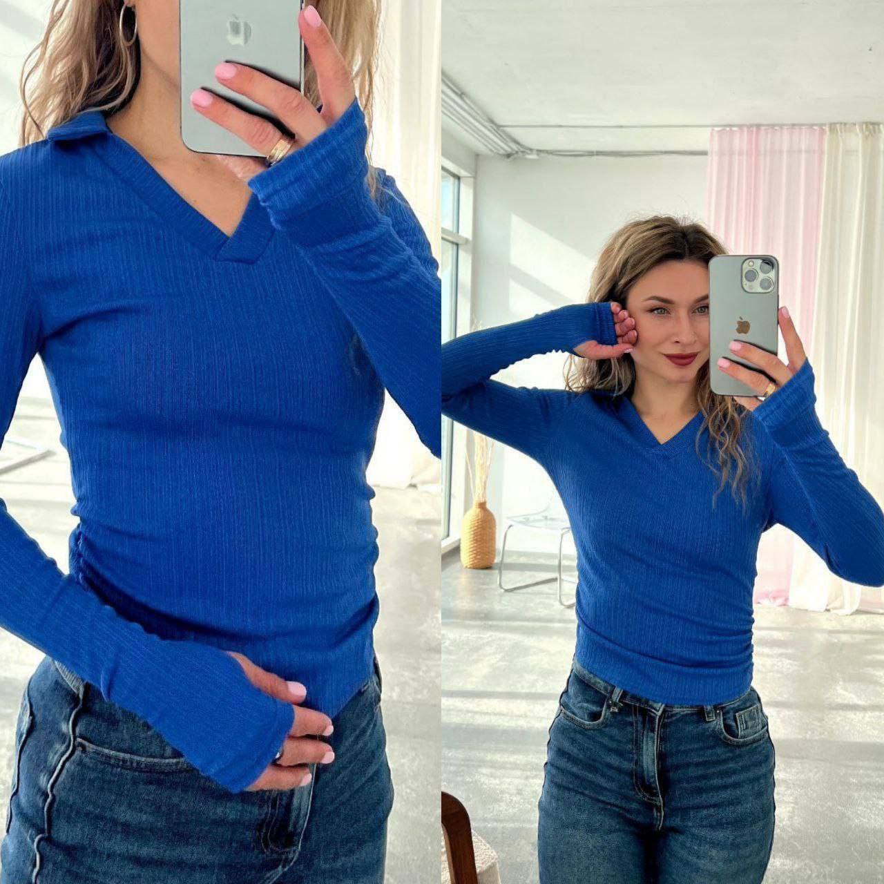 Свитер Arina (42-48) 5143 blue (деми)