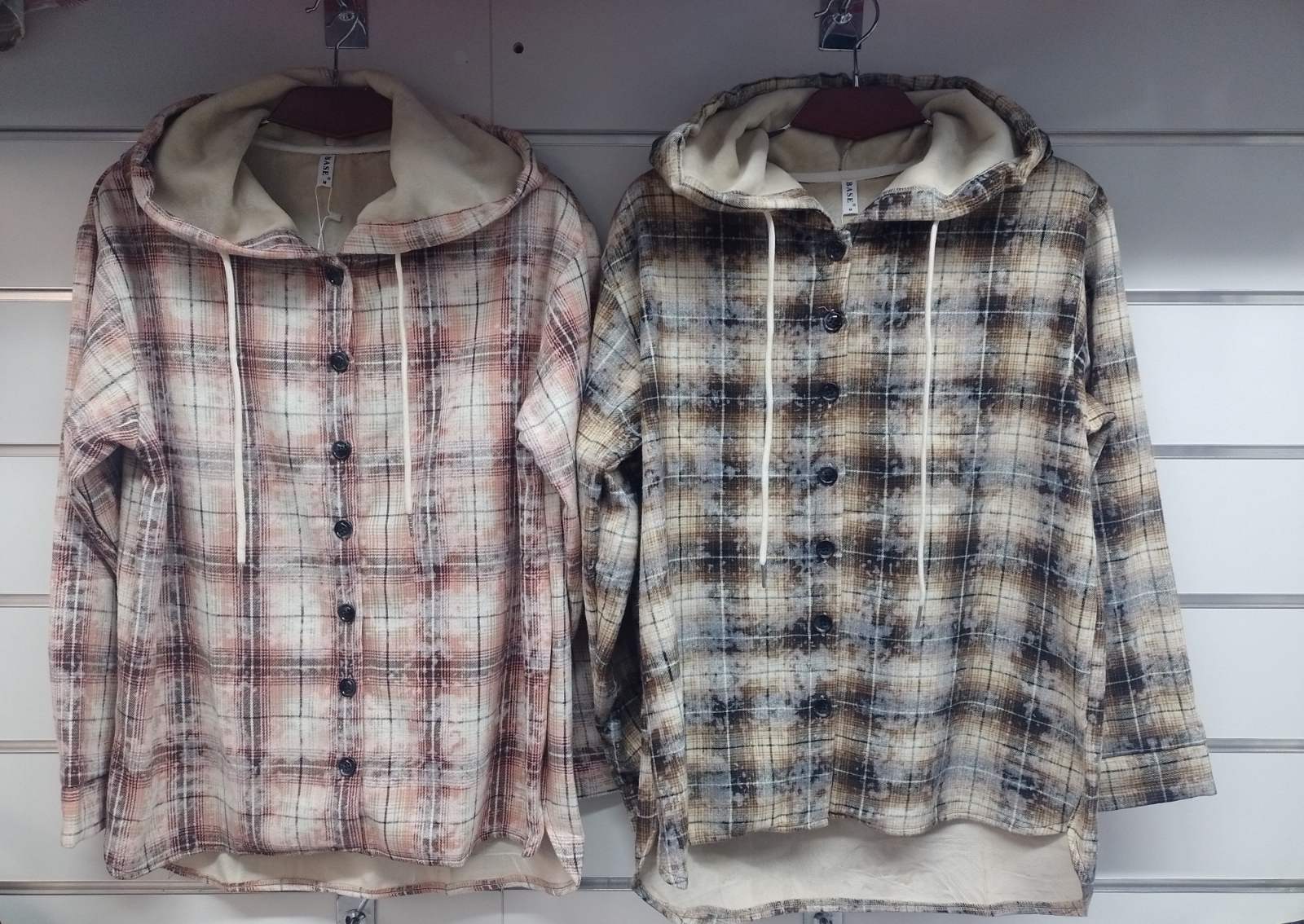 Рубашка BASE (M-2XL) 8193 peach (зима)