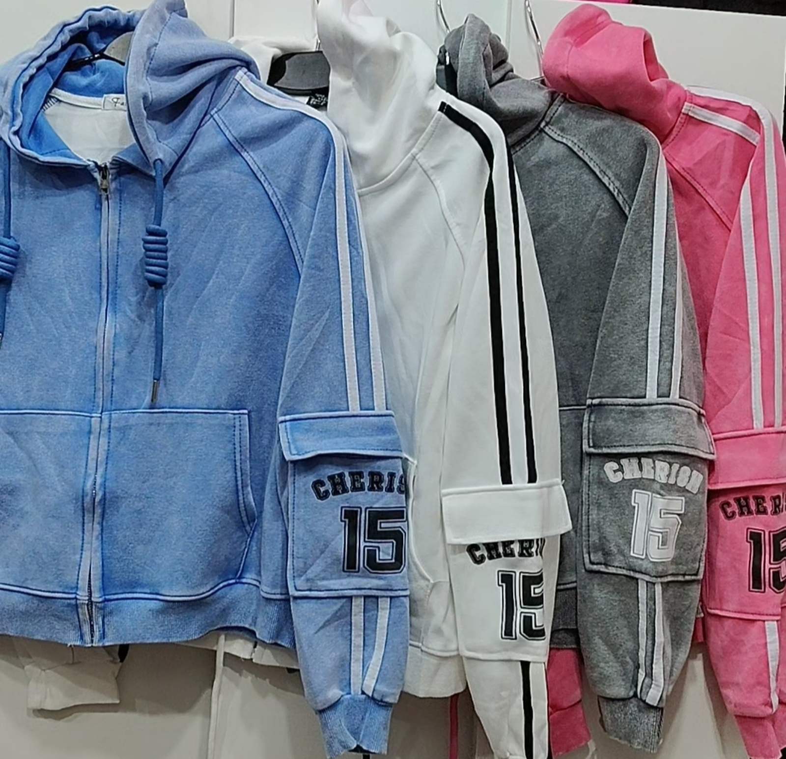 Кофта спорт Lora (42-46) LR957 pink (деми)