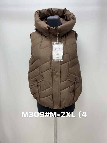 Жилетка Jacket (M-2XL) M309 brown (деми)