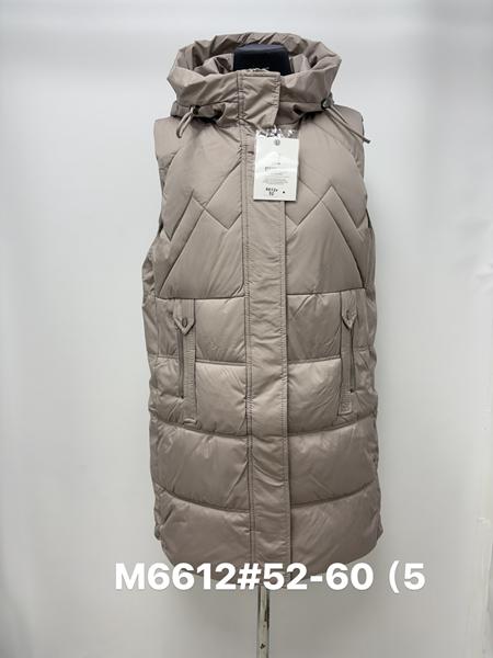 Жилетка Jacket (52-60) M6612 beige (деми)