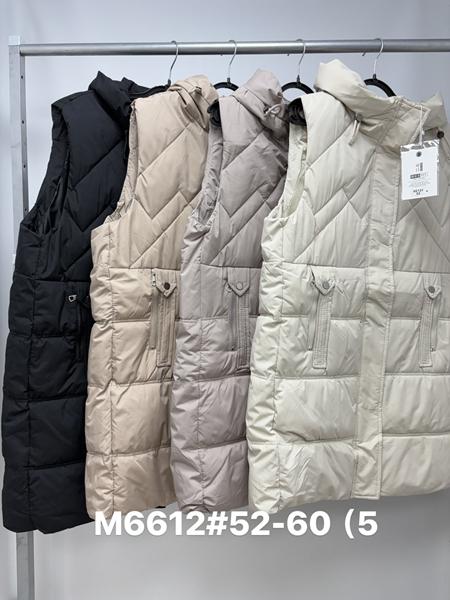 Жилетка Jacket (52-60) M6612 black (деми)