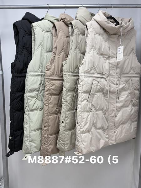 Жилетка Jacket (52-60) M8887 l.beige (деми)