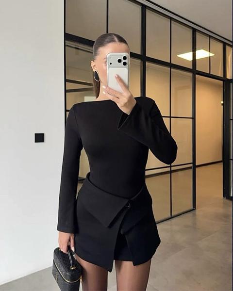 Платье Safina (42-48) 758 black (деми)