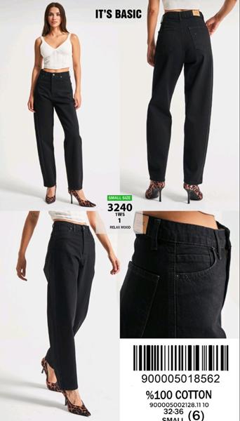 Джинсы Jeans Style (32-36) 3240-1W5-1 black (деми)