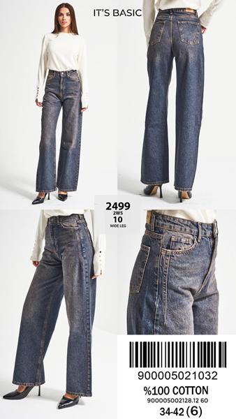 Джинсы Jeans Style (34-42) 2499-2W5-10 blue (деми)