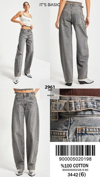 Джинсы Jeans Style (34-42) 2961-2W5-124 l.blue (деми)