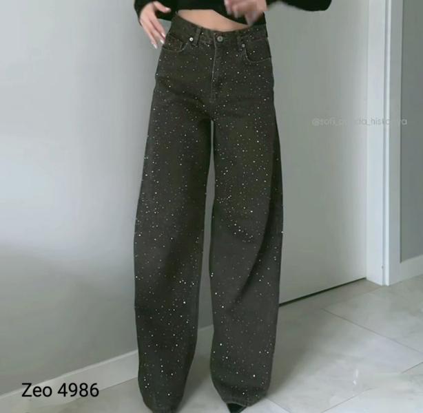 Джинсы Jeans Style (34-42) 4986 khaki (деми)