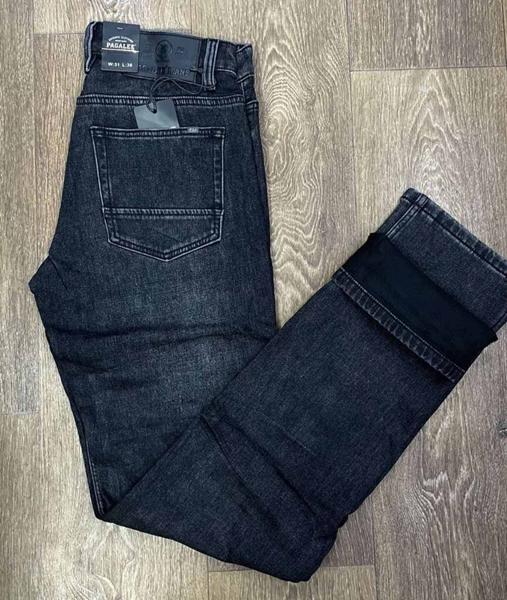 Джинсы Maxim Jeans (31-40) 1450 black (зима)