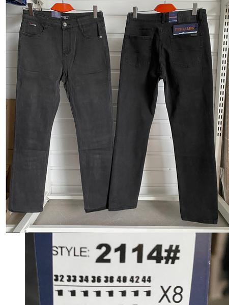 Джинсы God Baron (32-44) 2114 black (деми)