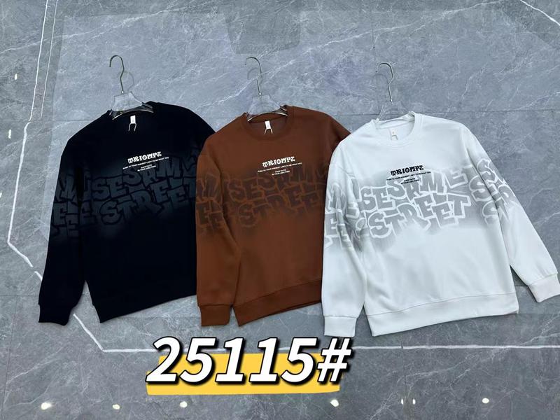 Свитер F.T.H (L-4XL) 25115 black (деми)