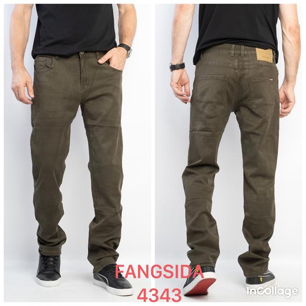 Джинсы Fangsida (32-38) 4343 brown (деми)