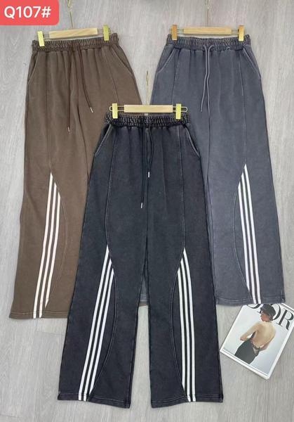 Штаны Шаолинь (M-XL) QL107 grey (деми)