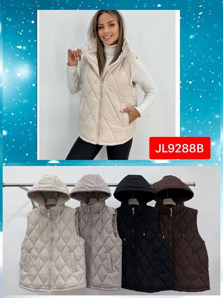 Жилетка Шаолинь (50-58) 9288B d.beige (деми)