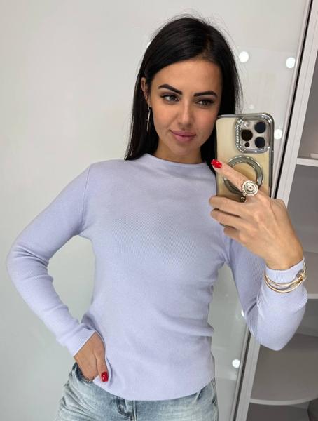 Свитер Lora (42-46) LR1011 lilac (зима)