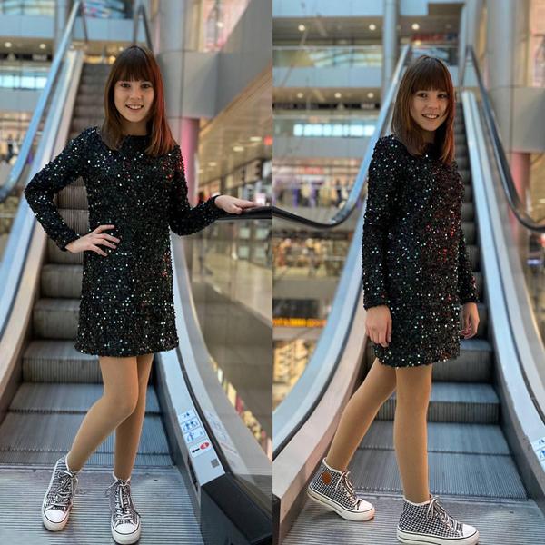 Платье Karolina (34-42) KR417 black (деми)