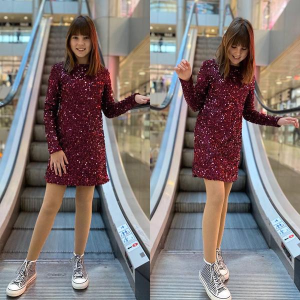 Платье Karolina (34-42) KR418 wine (деми)