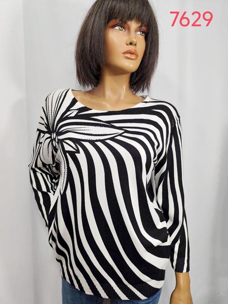 Свитер LIDA (XL-4XL) 7629 black (деми)