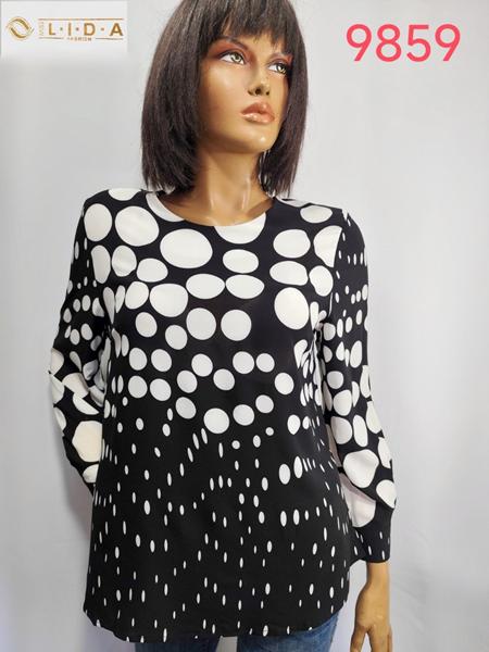 Свитер LIDA (50-60) 9859 black (деми)