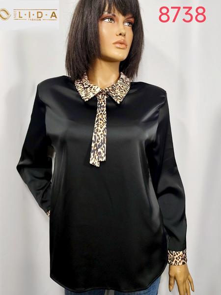 Свитер LIDA (52-62) 8738 black (деми)