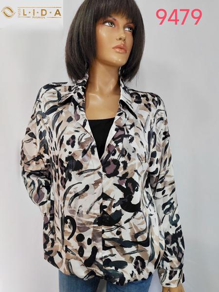 Рубашка LIDA (52-62) 9479 beige (деми)