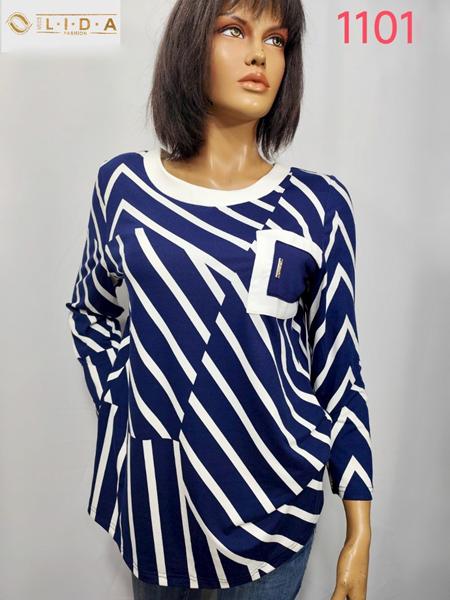 Свитер LIDA (52-62) 1101 blue (деми)