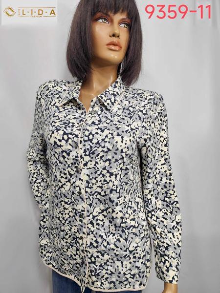 Рубашка LIDA (52-62) 9359-11 l.grey (деми)