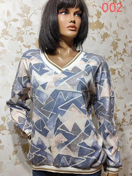 Свитер LIDA (52-62) 002 blue (деми)