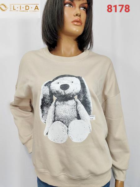 Свитер LIDA (52-62) 8178 beige (деми)