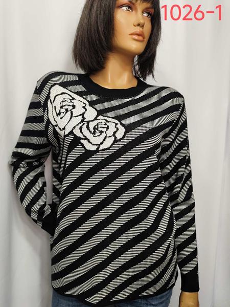 Свитер LIDA (54-60) 1026-1 black (деми)