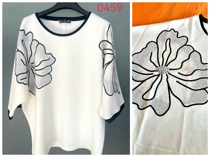 Свитер LIDA (52-62) 0459 white (деми)