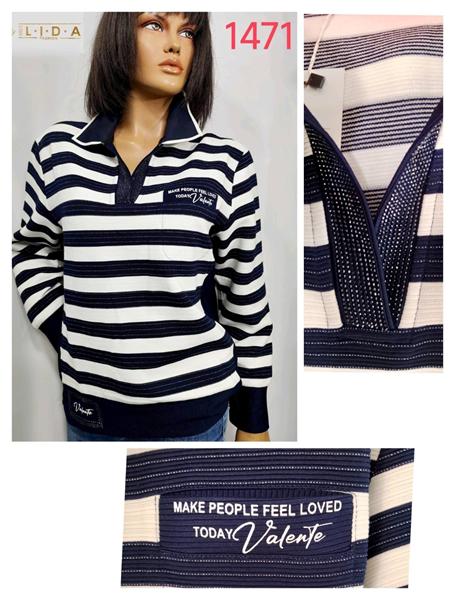 Свитер LIDA (52-62) 1471 blue (деми)