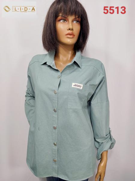 Рубашка LIDA (52-62) 5513 mint (деми)
