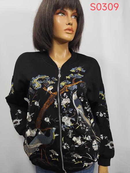 Кофта LIDA (52-62) S0309 black (деми)