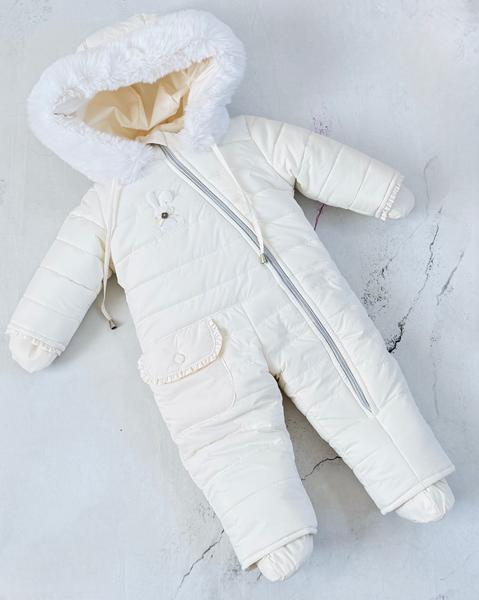 Комбинезон Moda school (68-80) 8464 white (зима)