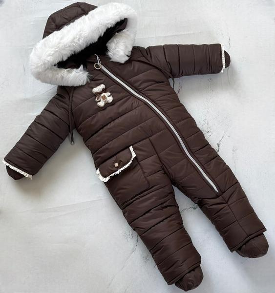 Комбинезон Moda school (68-80) 8464 brown (зима)