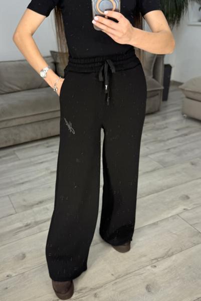 Штаны спорт S.Style (42-48) 197 black (зима)