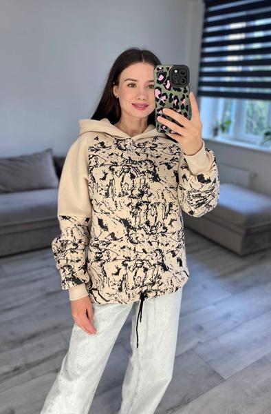 Худи S.Style (42-48) 291 beige (зима)