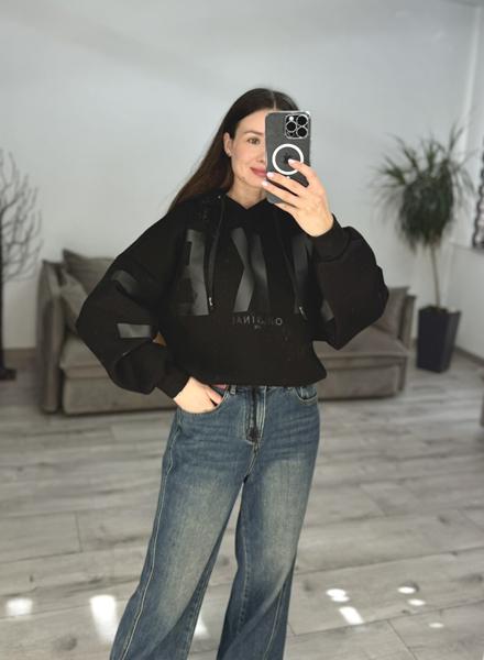 Худи S.Style (one size) 300 black (зима)