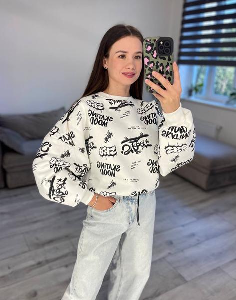 Свитер S.Style (42-48) 301 white (зима)