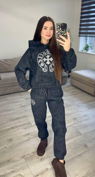 Костюм спорт S.Style (42-48) 309 black (зима)