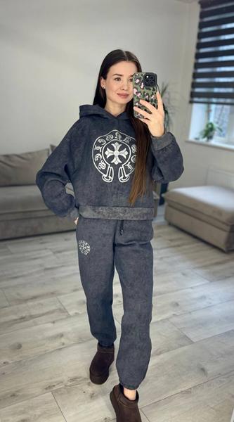 Костюм спорт S.Style (42-48) 309 d.grey (зима)