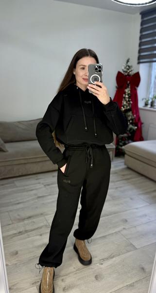 Костюм спорт S.Style (42-48) 311 black (зима)