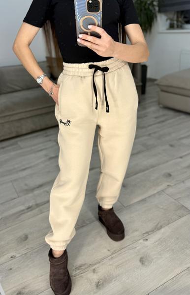 Штаны спорт S.Style (42-48) 321 l.beige (зима)