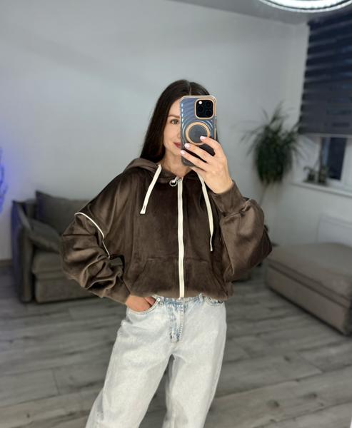 Кофта спорт S.Style (42-48) 51-2 brown (деми)