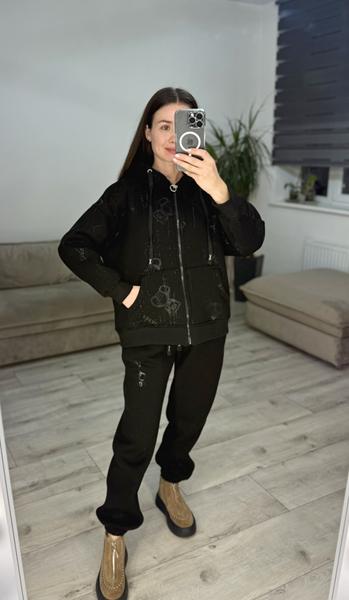 Костюм спорт S.Style (one size) 635 black (зима)