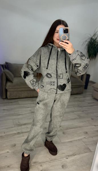 Костюм спорт S.Style (42-48) 638 d.grey (зима)