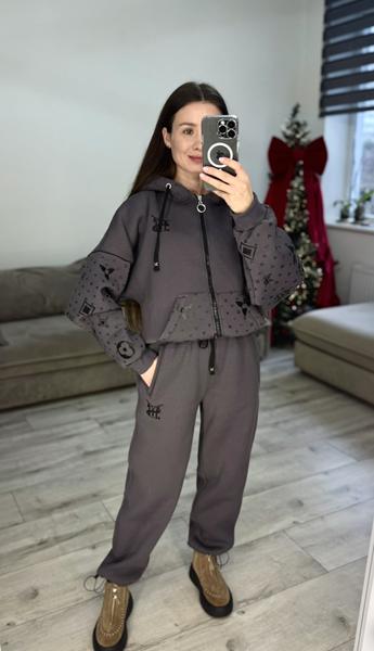 Костюм спорт S.Style (42-48) 641 d.grey (зима)