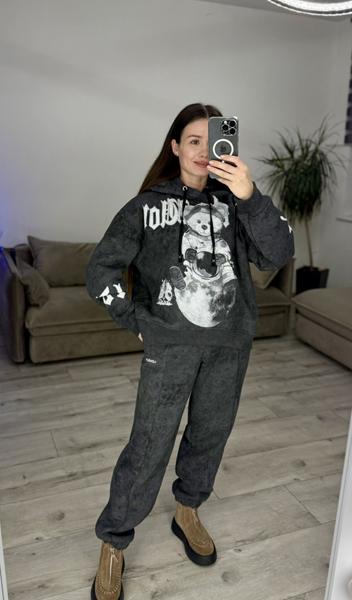 Костюм спорт S.Style (42-48) 641-1 d.grey (зима)